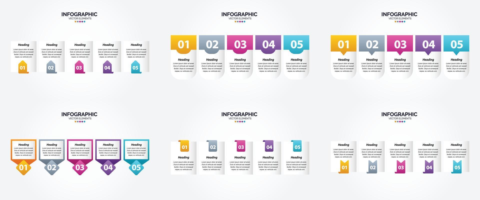 vektor illustration infographics platt design uppsättning för reklam broschyr flygblad och tidskrift