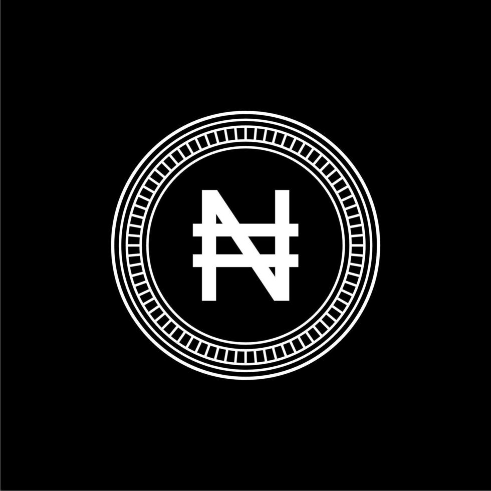 nigeria valuta symbol, nigerian naira ikon, ngn tecken. vektor illustration
