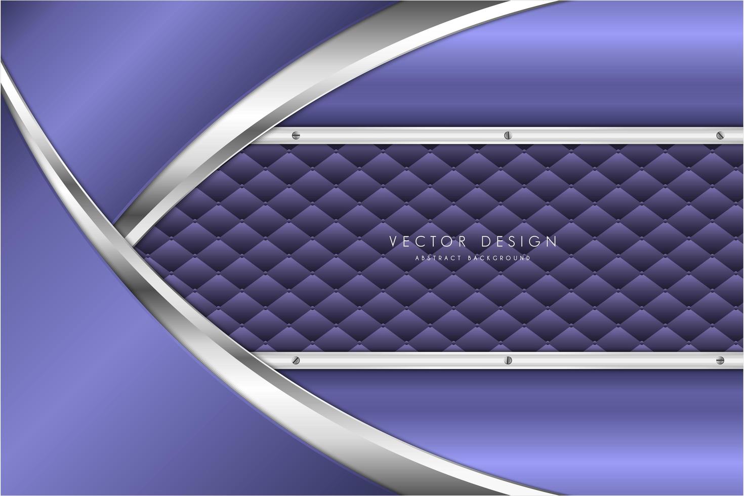 moderner silberner und violetter metallischer Hintergrund vektor