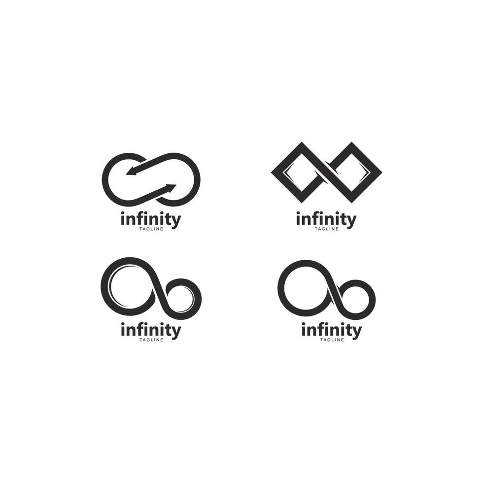 Infinity-Logo-Vorlage Vektor-Symbol-Illustration vektor