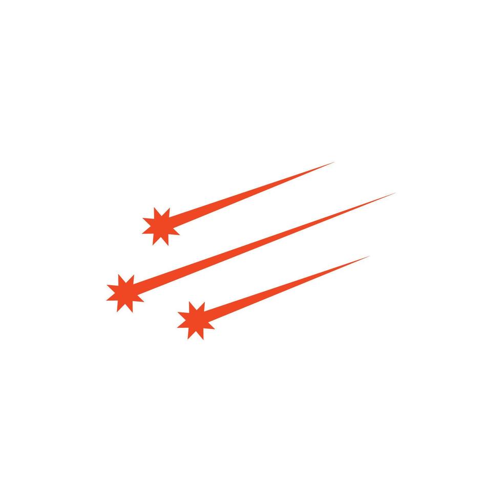 Meteor-Logo-Vektorvorlage vektor