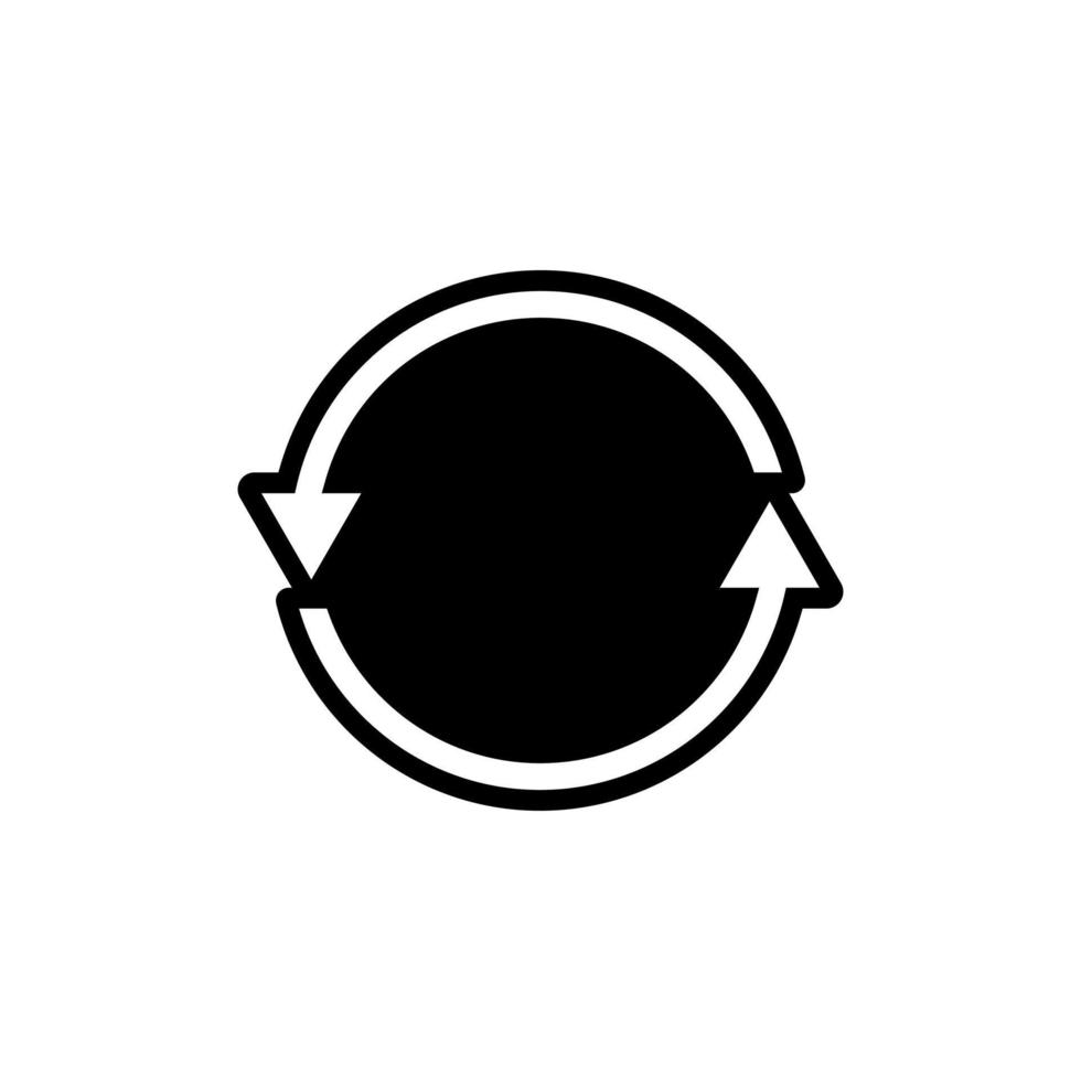 återvinna symbol, vektor illustration ikon.