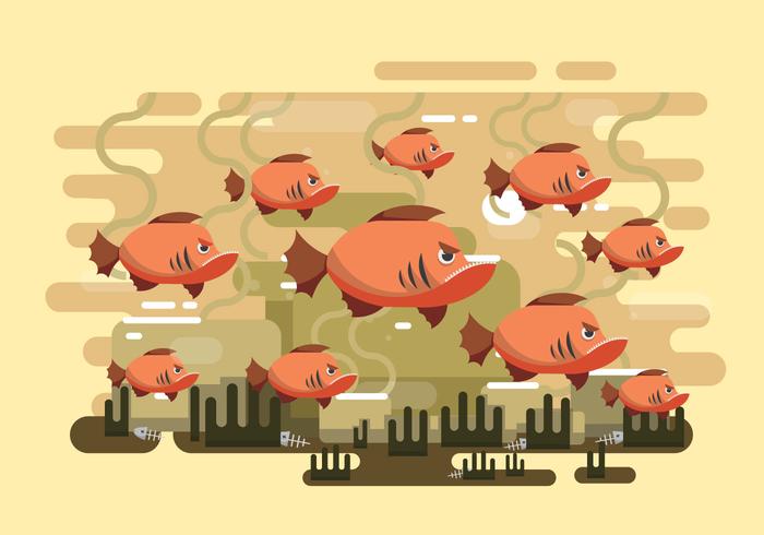 Gratis Piranha Vector