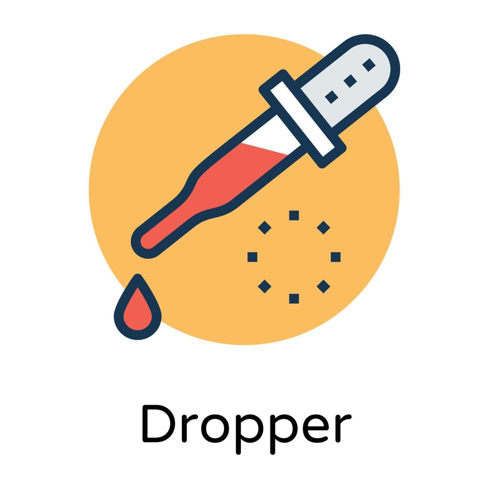 trendige Dropper-Konzepte vektor