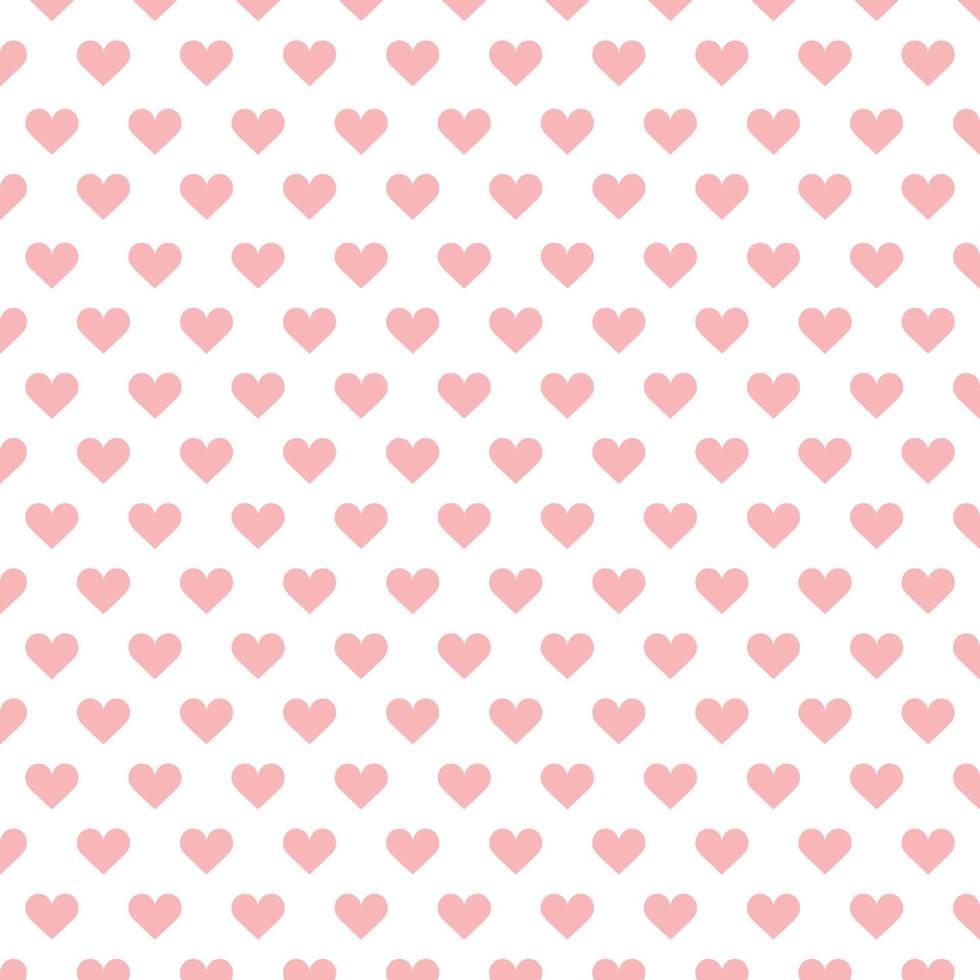 kleine rosa Herzen Musterdesign Vektor Hintergrund