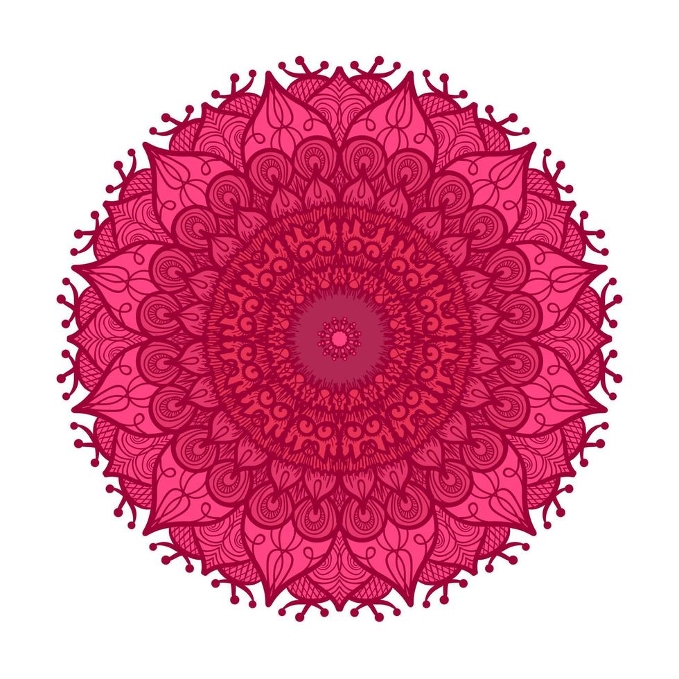 mandala linjemall vektor