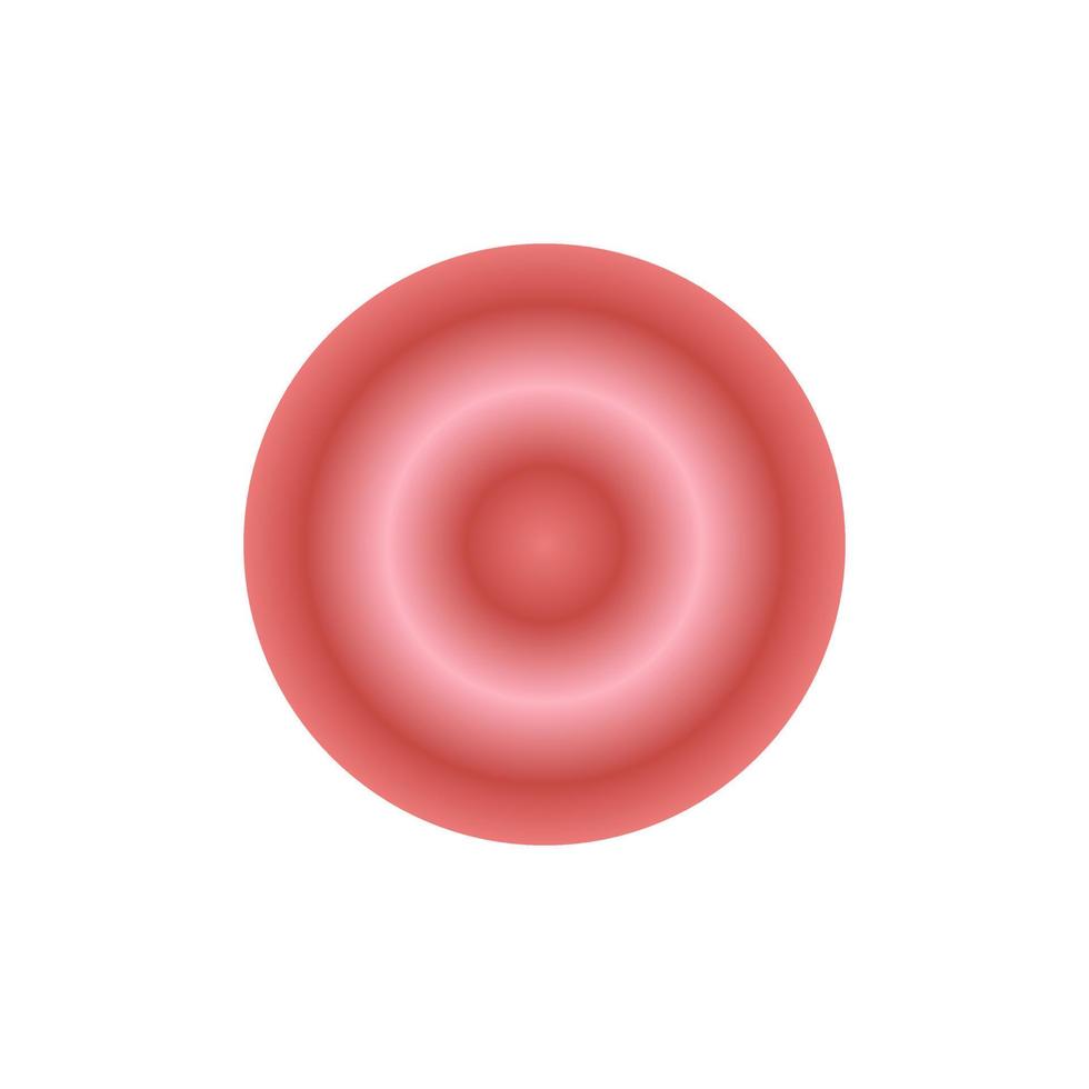 kinesisk mynt, pengar, pengar. rosa Färg cirkel med lutning. design element för de festlig. vektor