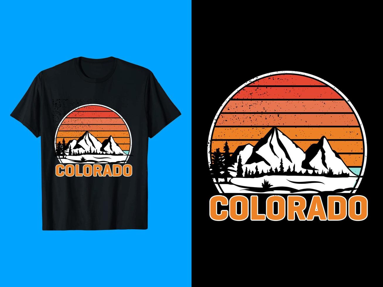 colorado t skjorta design vektor