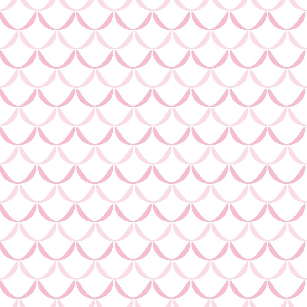 niedliche nahtlose handgezeichnete muster. stilvolle moderne Vektormuster mit rosa Wellen. lustiger sich wiederholender rosa Druck für Kinder vektor