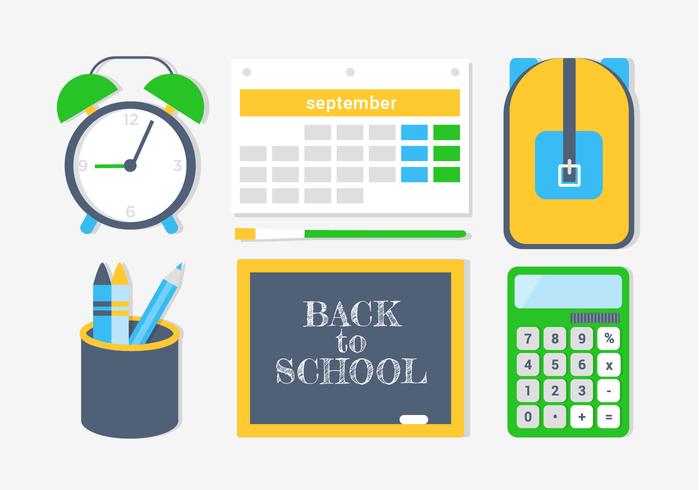 Free Back To School Vektor-Elemente und Icons vektor