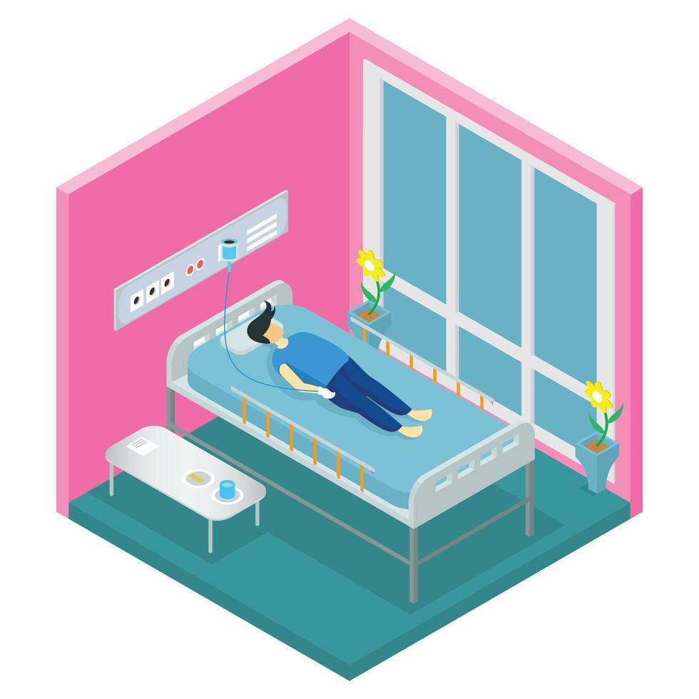 3d isometrisk hälsa teknologi och healthcare.vector isometrisk illustration lämplig för diagram, infografik, och Övrig grafisk tillgångar vektor