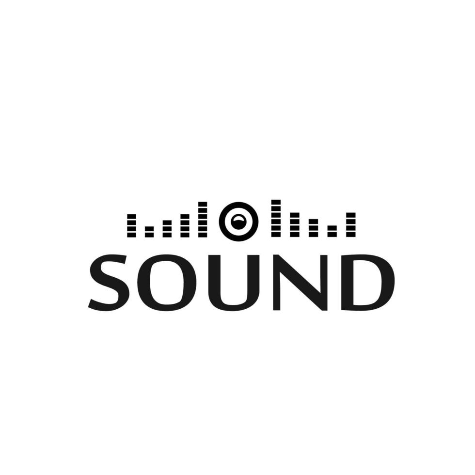 klang stimme radio audio medien musik aufzeichnung logo design symbol vektor