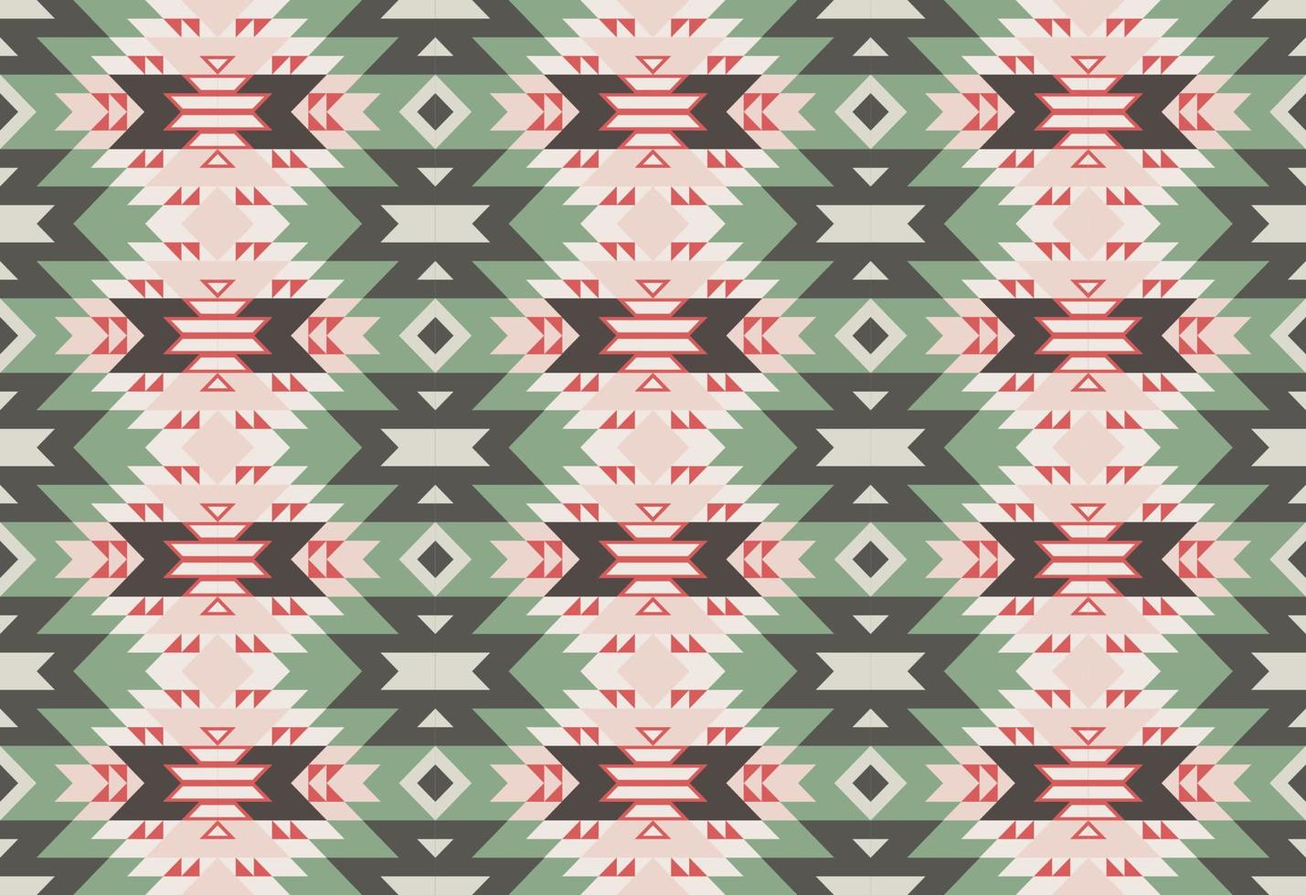 geometrisk etnisk mönster sömlös. stil etnisk amerikan aztec sömlös färgrik textil. design för bakgrund, tapeter, tyg, matta, ornament, dekoration, kläder, batik, inslagning, vektor illustration