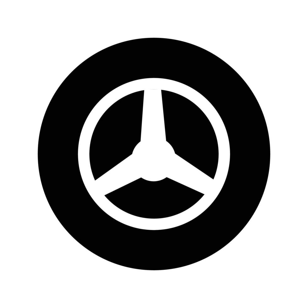 Lenkrad-Logo vektor