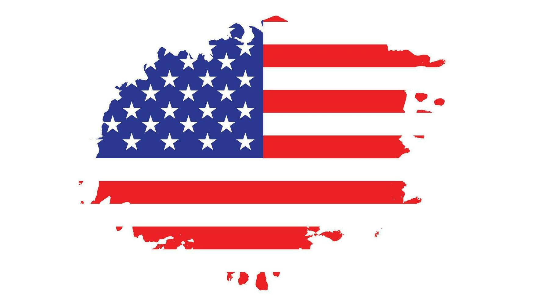 stänk grunge textur USA abstrakt flagga vektor