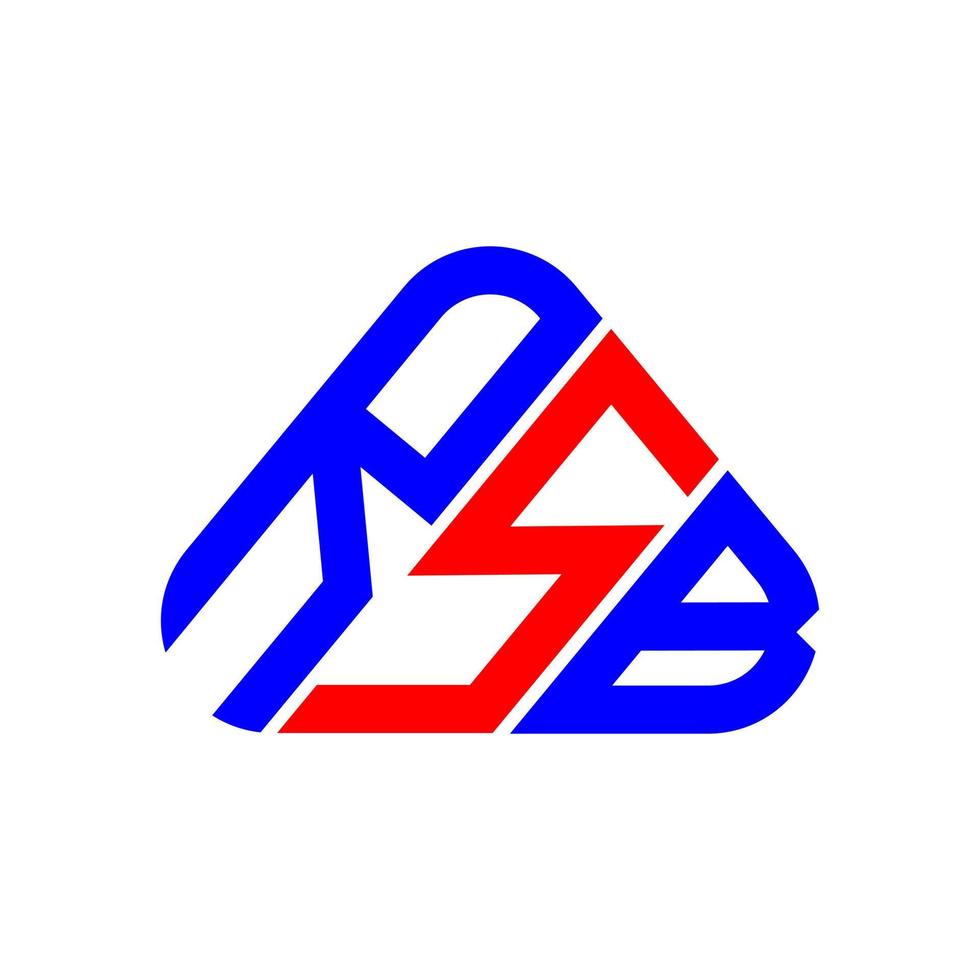 rsb buchstabe logo kreatives design mit vektorgrafik, rsb einfaches und modernes logo. vektor