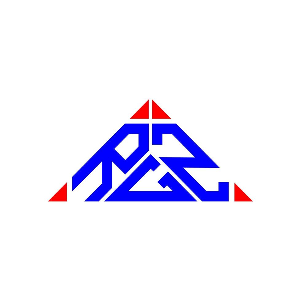 rgz brev logotyp kreativ design med vektor grafisk, rgz enkel och modern logotyp.