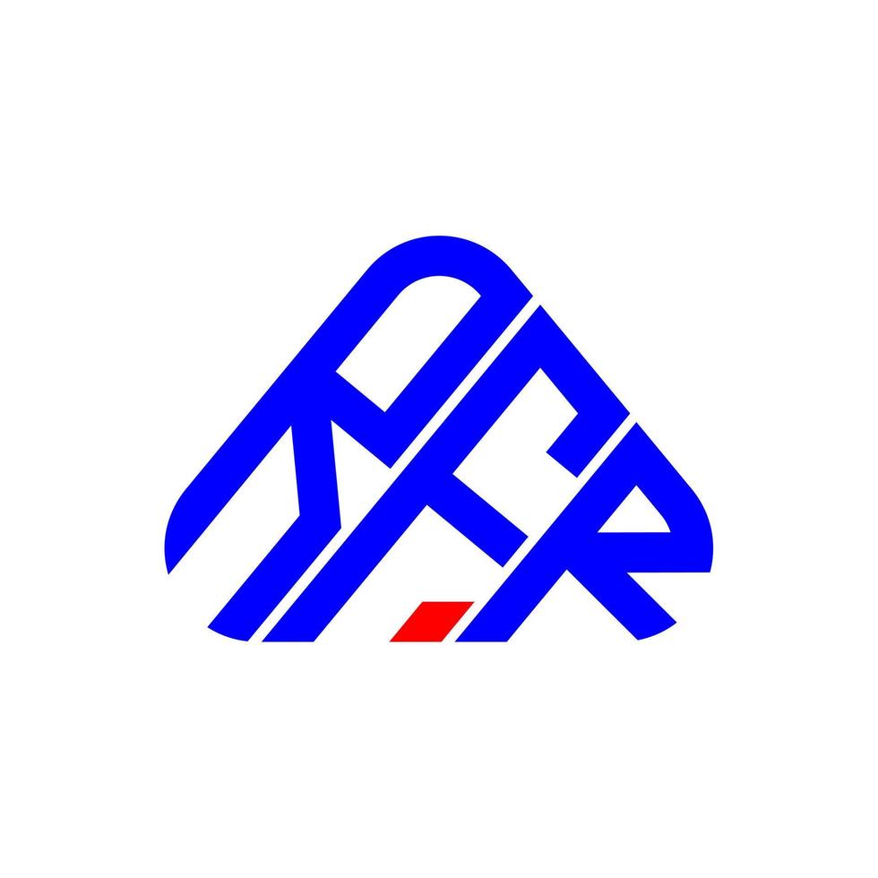 rfr brief logo kreatives design mit vektorgrafik, rfr einfaches und modernes logo. vektor