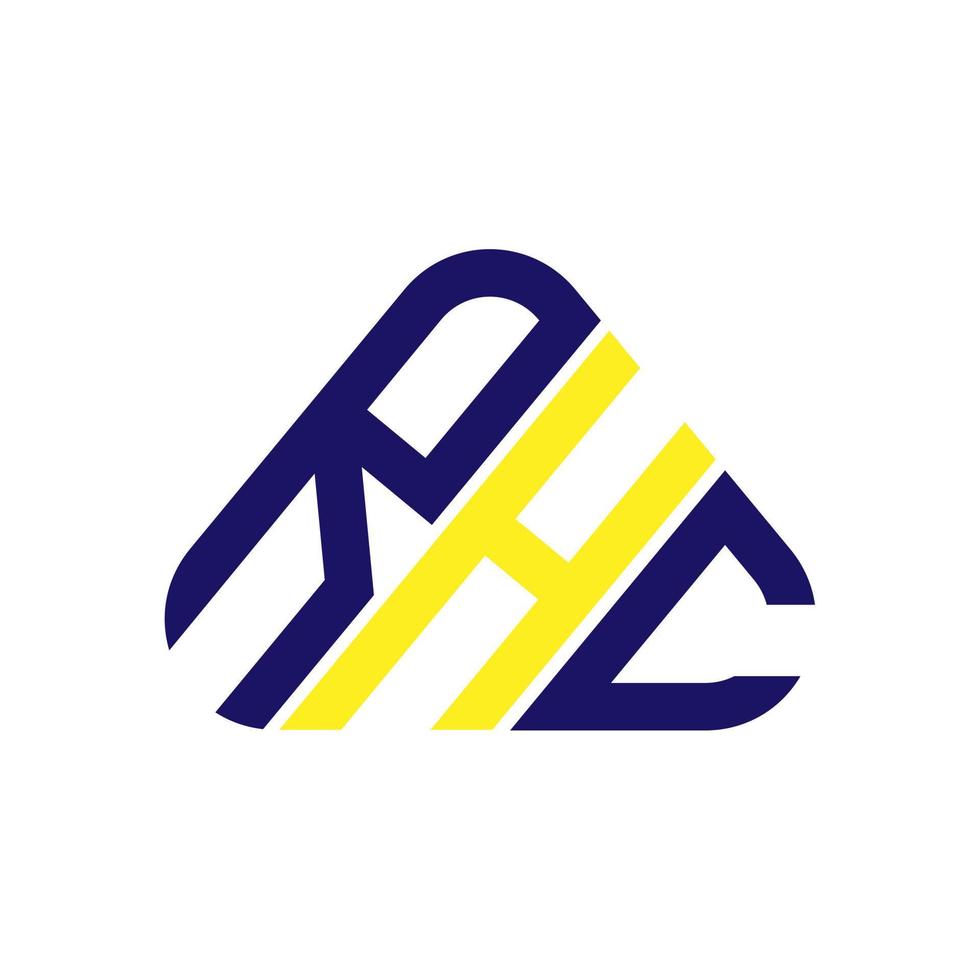 rhc letter logo kreatives design mit vektorgrafik, rhc einfaches und modernes logo. vektor