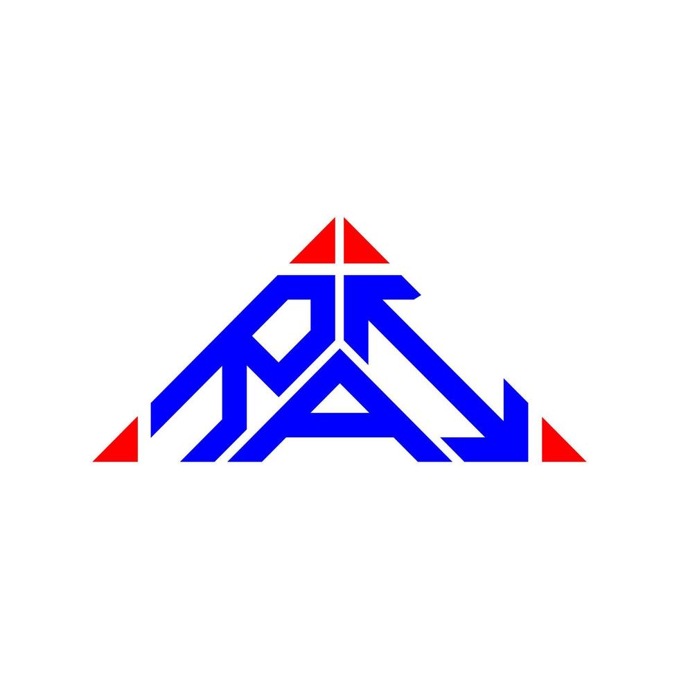 Rai Letter Logo kreatives Design mit Vektorgrafik, Rai einfaches und modernes Logo. vektor
