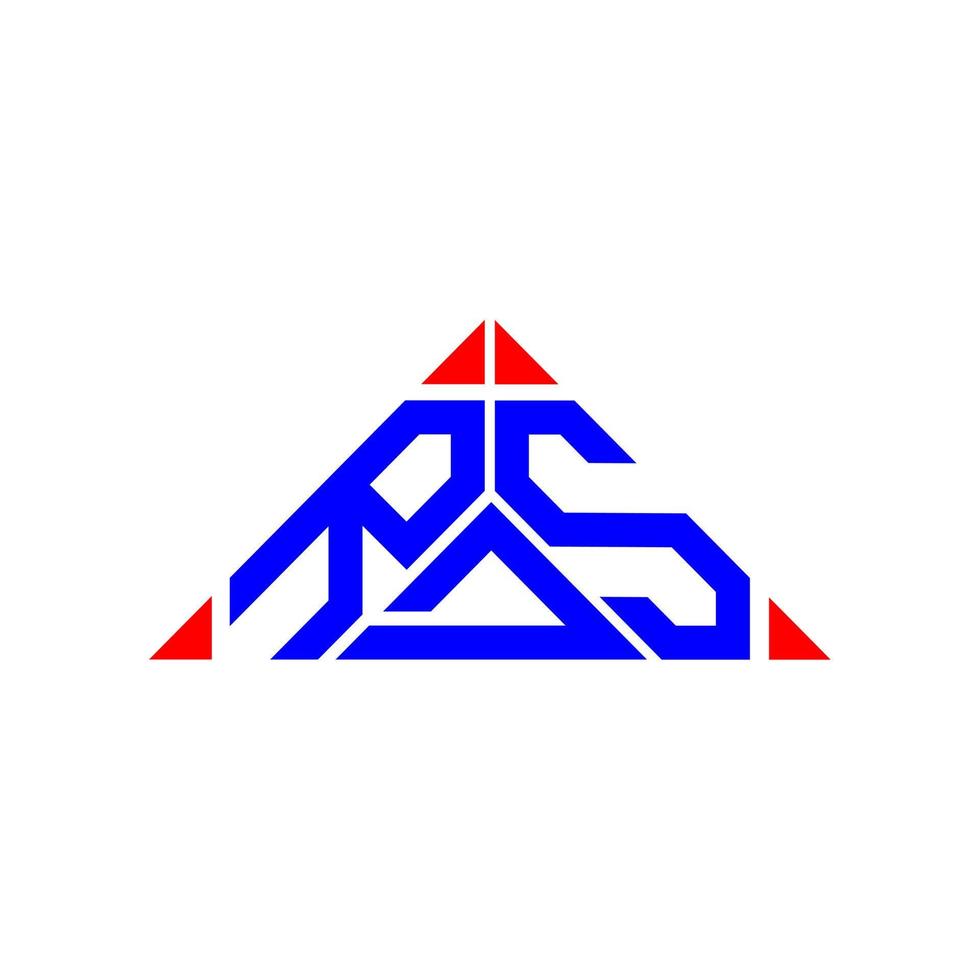 rds letter logo kreatives design mit vektorgrafik, rds einfaches und modernes logo. vektor