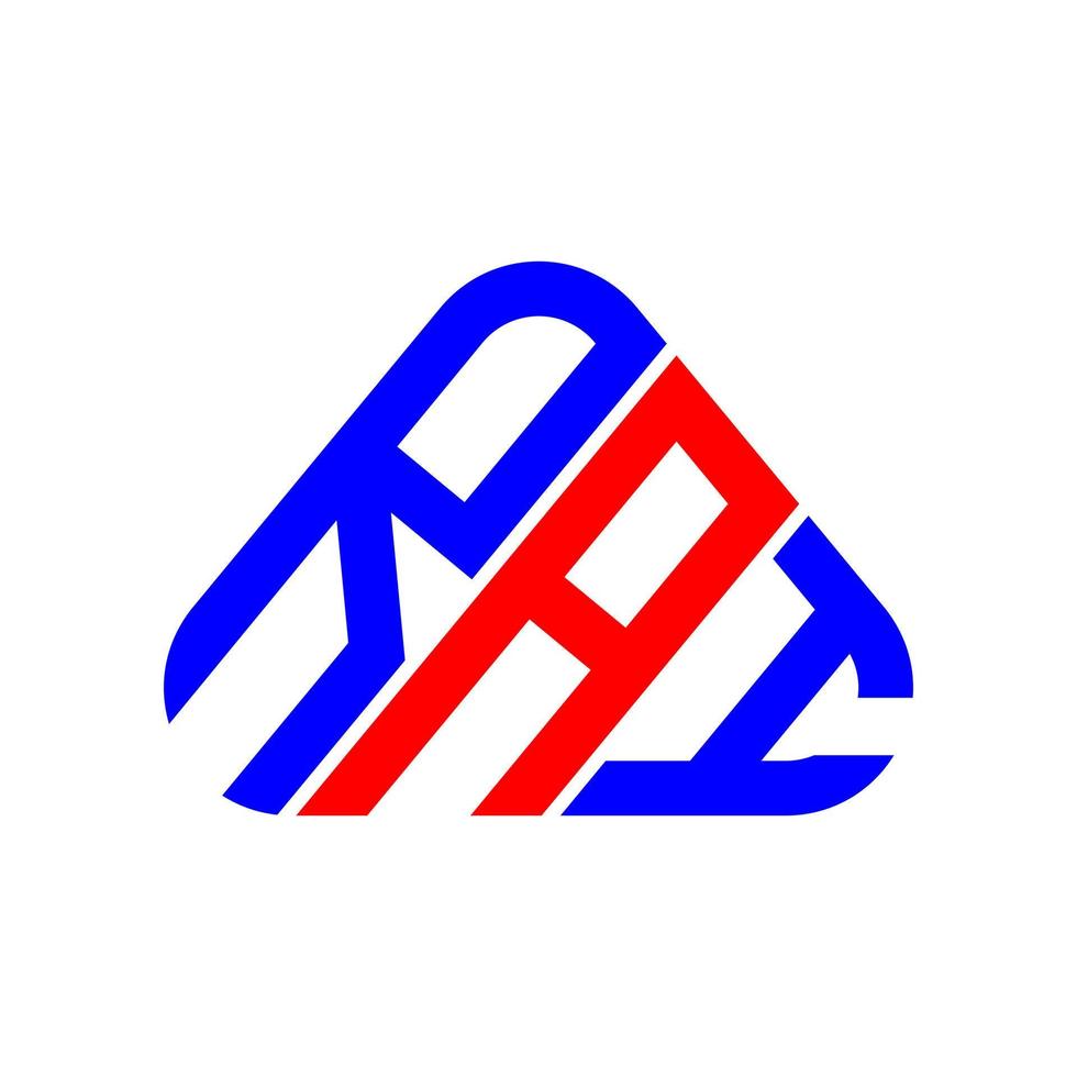 rai brev logotyp kreativ design med vektor grafisk, rai enkel och modern logotyp.