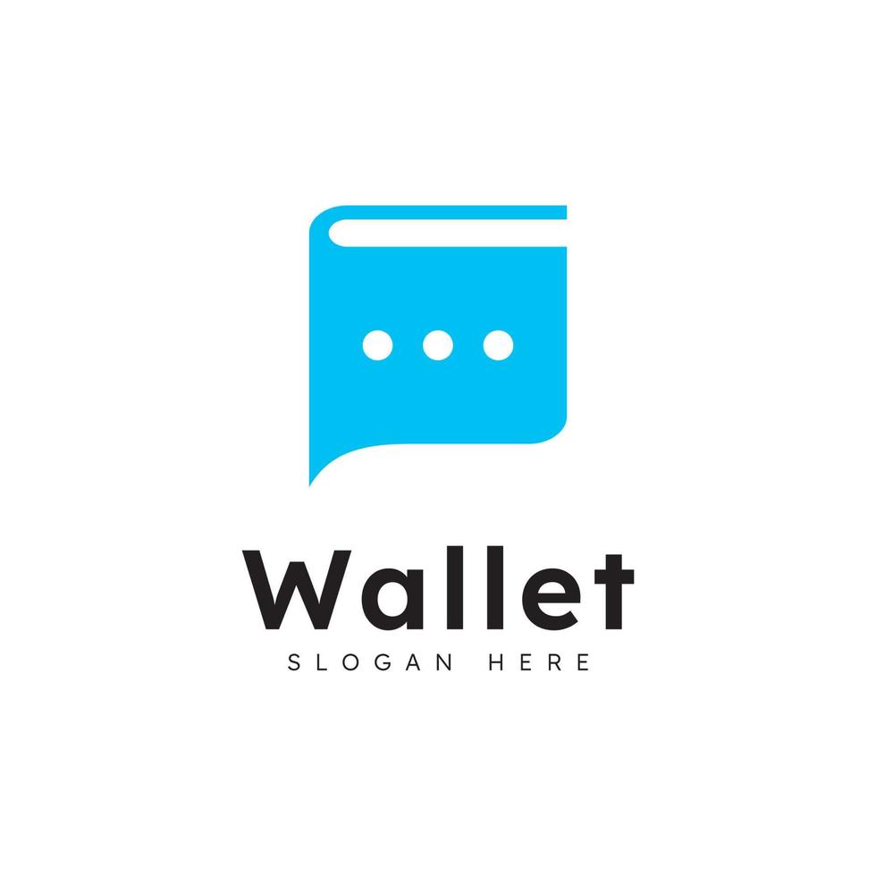 E-Wallet-Logo-Design-Vektor-Design-Vorlage vektor