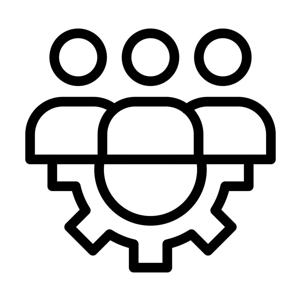 Workforce-Icon-Design vektor