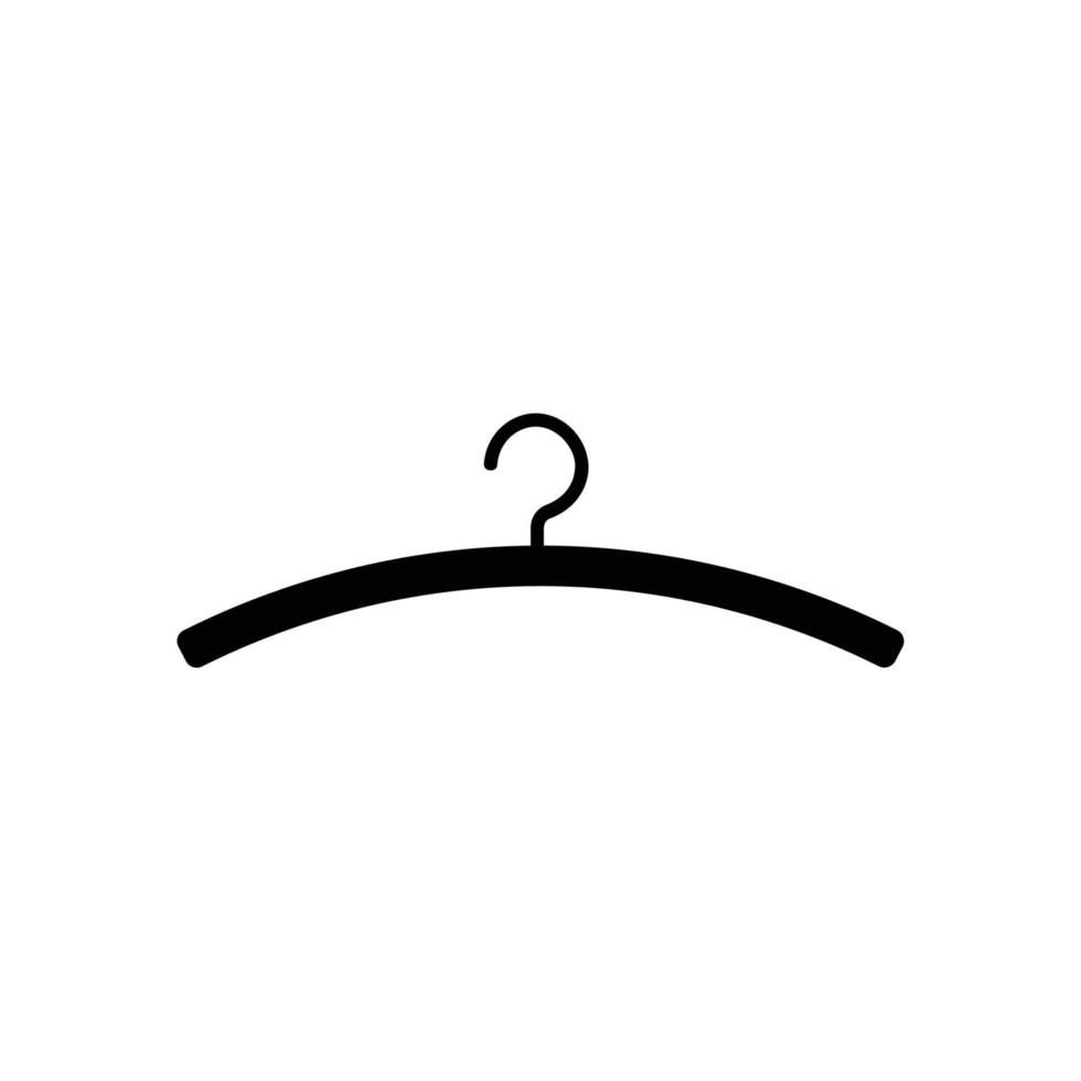 Kleiderbügel-Logo-Vektor vektor