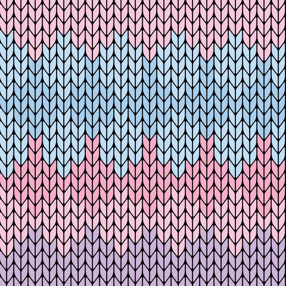 vinter- Färg sömlös stickat mönster med vertikal Ränder. vektor illustration.