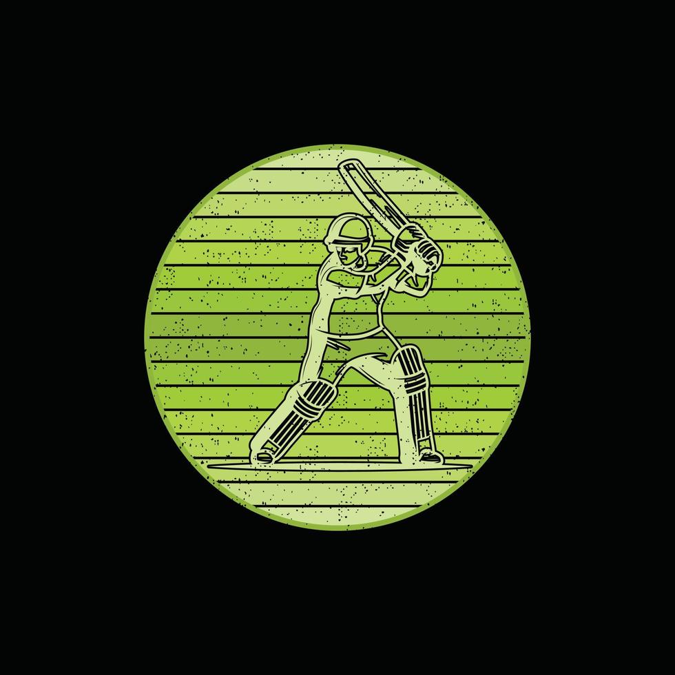 cricket vektor t-shirt design. cricket t-shirt design. kan vara Begagnade för skriva ut muggar, klistermärke mönster, hälsning kort, affischer, påsar, och t-shirts.