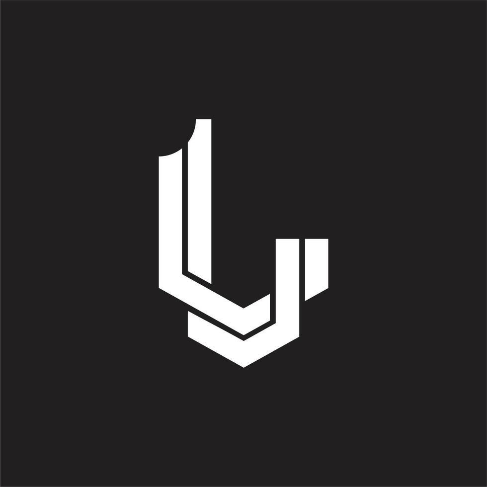 ll-Logo-Monogramm-Design-Vorlage vektor