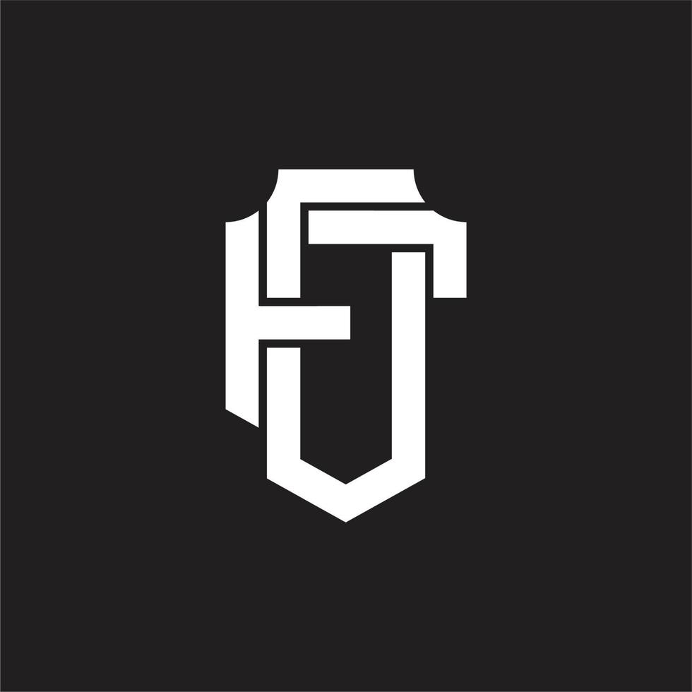 df logotyp monogram design mall vektor