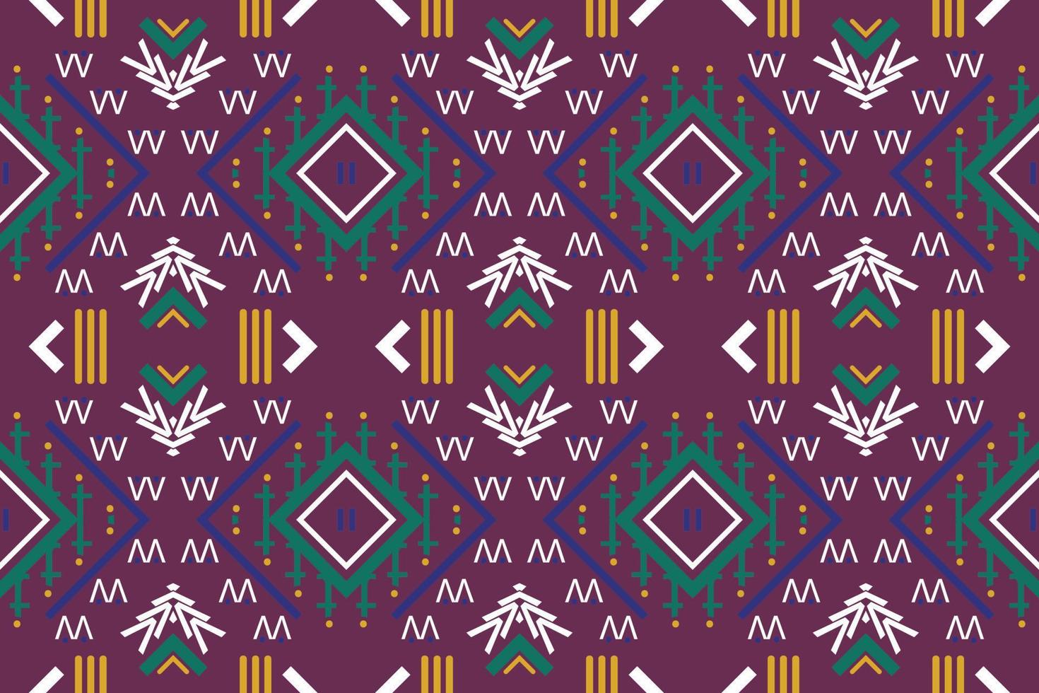 ethnisches aztekisches ikat nahtloses muster textil-ikat-drucke nahtloses muster digitales vektordesign für den druck saree kurti borneo stoff aztekische bürstensymbole muster stilvoll vektor