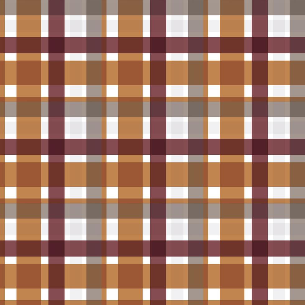 Tartan-Muster-Stoff-Design-Hintergrund ist in einem einfachen Twill gewebt, zwei über zwei unter der Kette, wobei bei jedem Durchgang ein Faden vorgeschoben wird. vektor