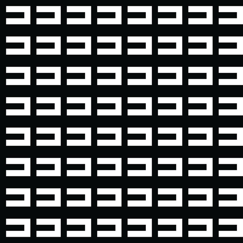 abstrakte monochrome minimalistische Vektor nahtlose Textur. minimalistischer geometrischer hintergrund. einfarbiges, sich wiederholendes Muster mit unterbrochenen Linien.