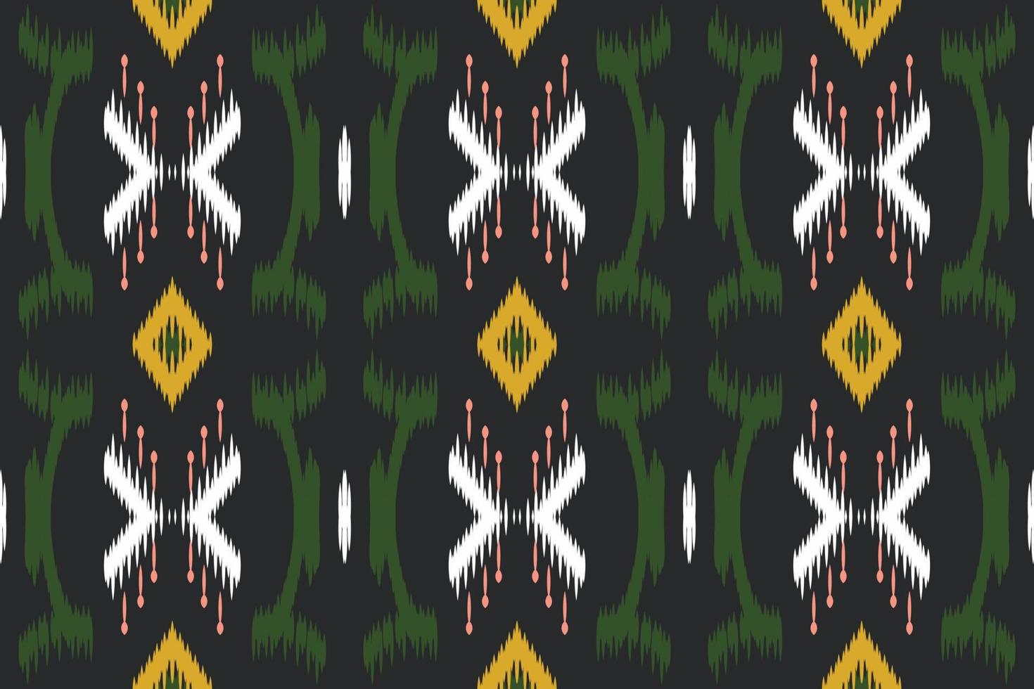 batiktextil ikat diamant sömlös mönster digital vektor design för skriva ut saree kurti borneo tyg gräns borsta symboler färgrutor bomull