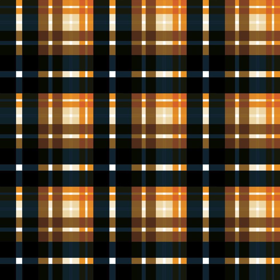 kariertes muster stoffvektordesign die resultierenden farbblöcke wiederholen sich vertikal und horizontal in einem charakteristischen muster aus quadraten und linien, das als sett bekannt ist. Tartan wird oft als Plaid bezeichnet vektor