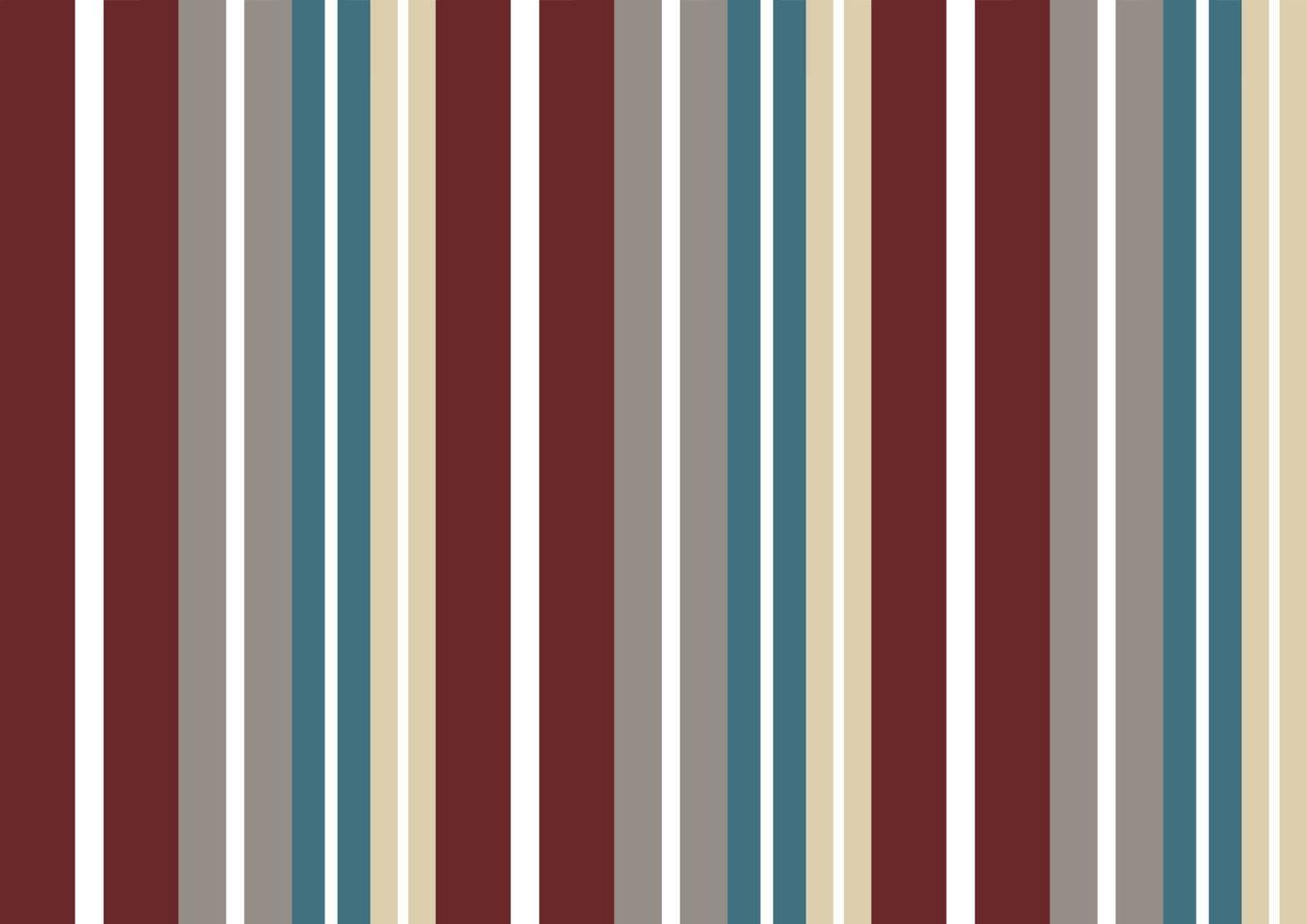 Barcode-Streifenmuster Seamless Fabric druckt ein Streifenmuster mit symmetrischem Layout, bei dem typischerweise vertikale, farbige Streifen um eine Mitte angeordnet sind. vektor