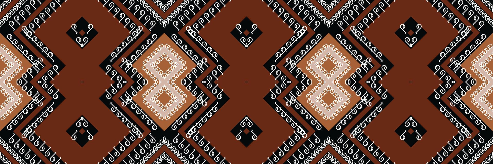 etnisk aztec ikat sömlös mönster textil- ikat mönster sömlös mönster digital vektor design för skriva ut saree kurti borneo tyg aztec borsta symboler färgrutor fest ha på sig