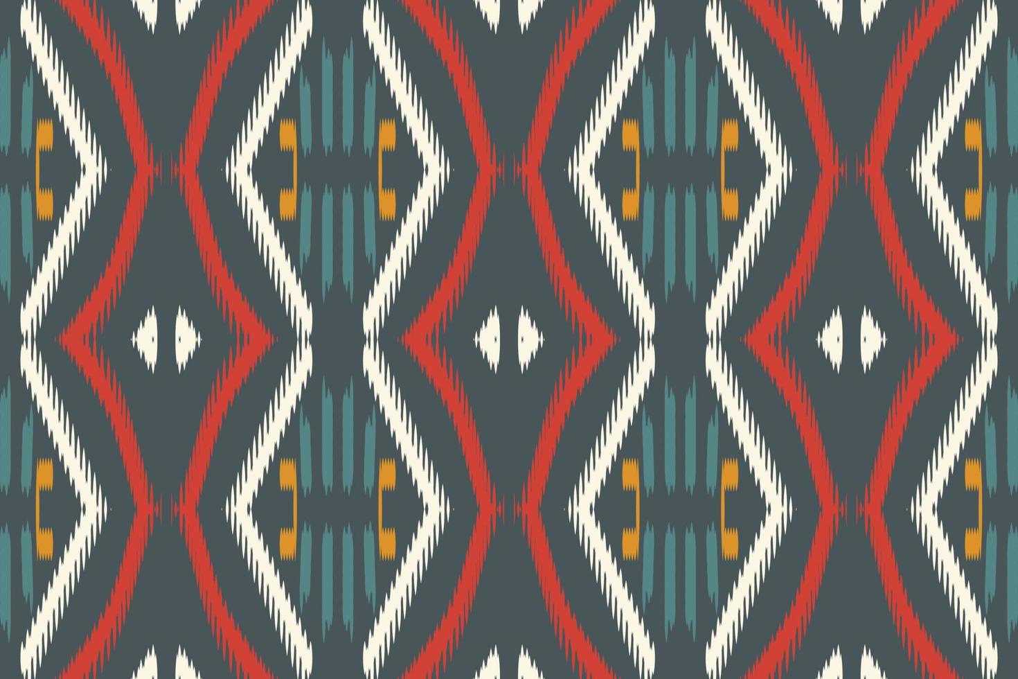 batiktextile ikat design nahtloses muster digitales vektordesign für druck saree kurti borneo stoff rand pinsel symbole muster partykleidung vektor