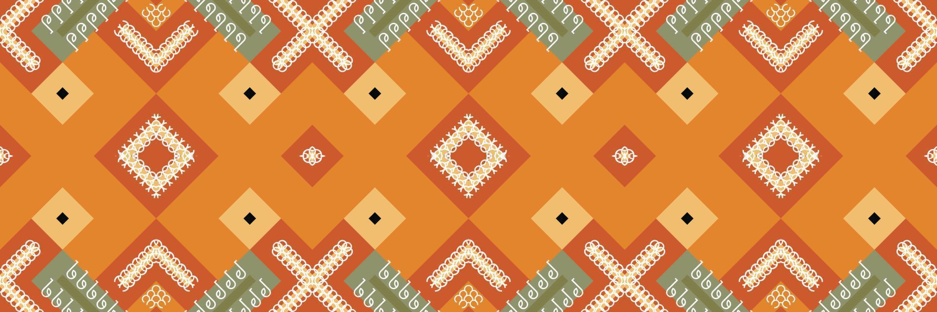 ethnisches aztekisches ikat nahtloses muster textil ikat aztekisches nahtloses muster digitales vektordesign für druck saree kurti borneo stoff aztekische pinselsymbole musterdesigner vektor