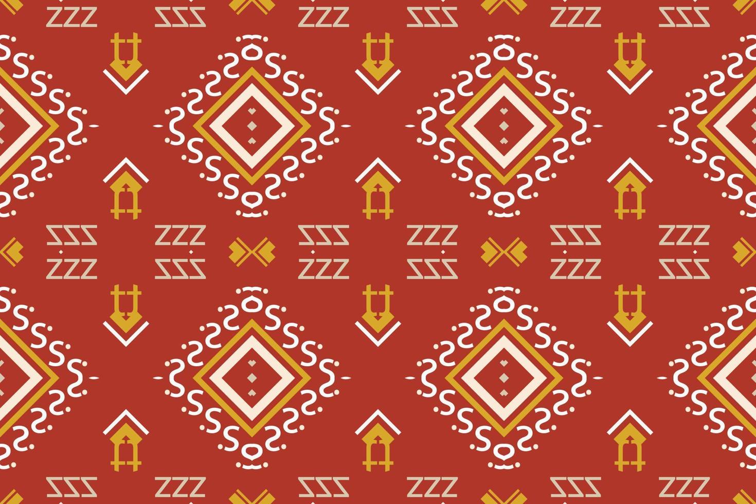 ethnisches aztekisches ikat nahtloses muster textil ikat drucke nahtloses muster digitales vektordesign für druck saree kurti borneo stoff aztekische bürstensymbole muster partykleidung vektor