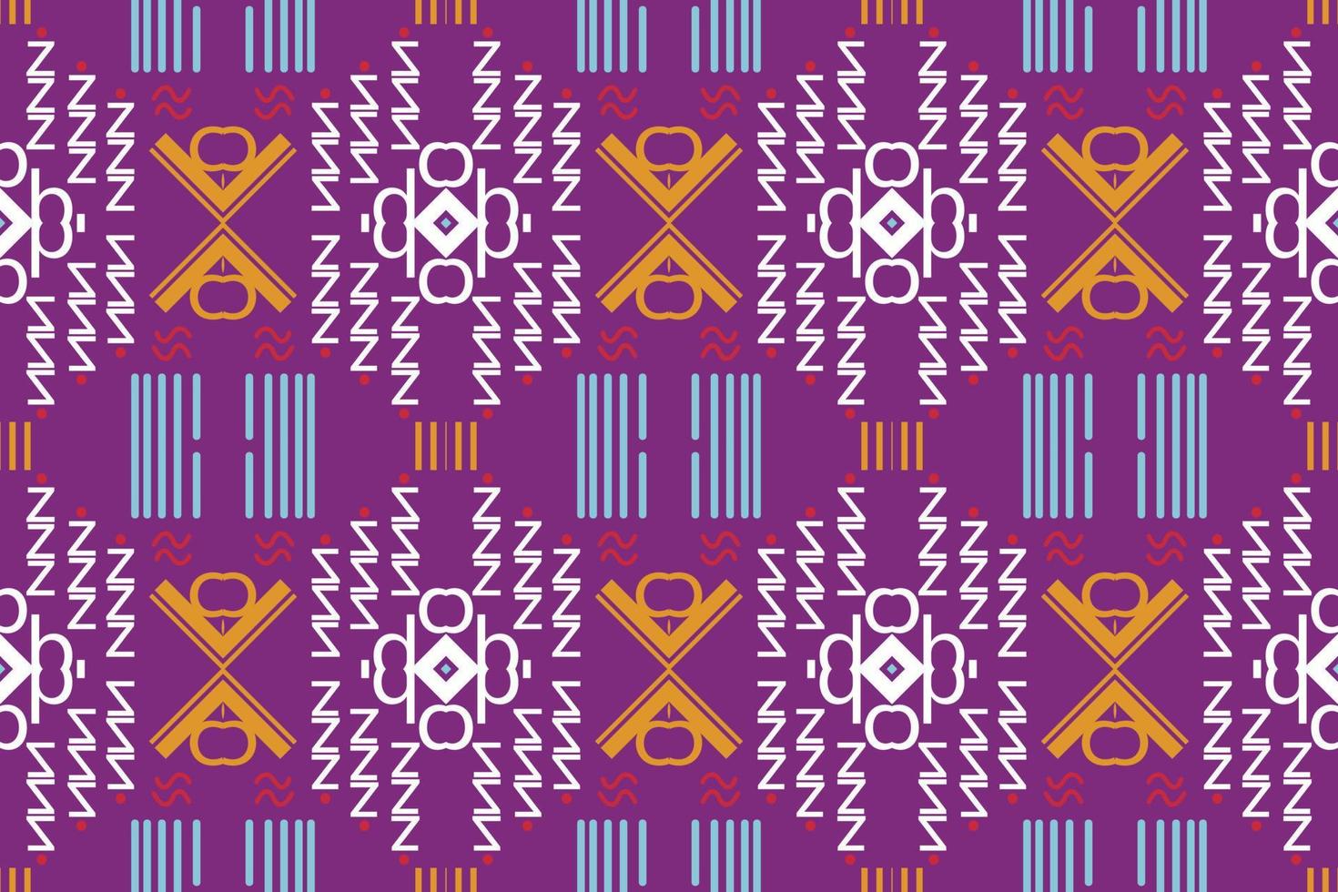 ethnisches aztekisches ikat nahtloses muster textil-ikat entwirft digitales vektordesign des nahtlosen musters für druck saree kurti borneo stoff aztekische bürstensymbole musterdesigner vektor