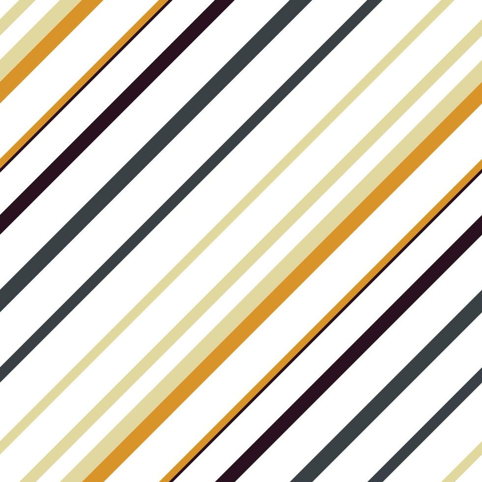 Stripes Design Patterns ist ein ausgewogenes Streifenmuster, das aus mehreren diagonalen Linien besteht, farbige Streifen unterschiedlicher Größe, die in einem symmetrischen Layout angeordnet sind und häufig für Tapeten verwendet werden. vektor
