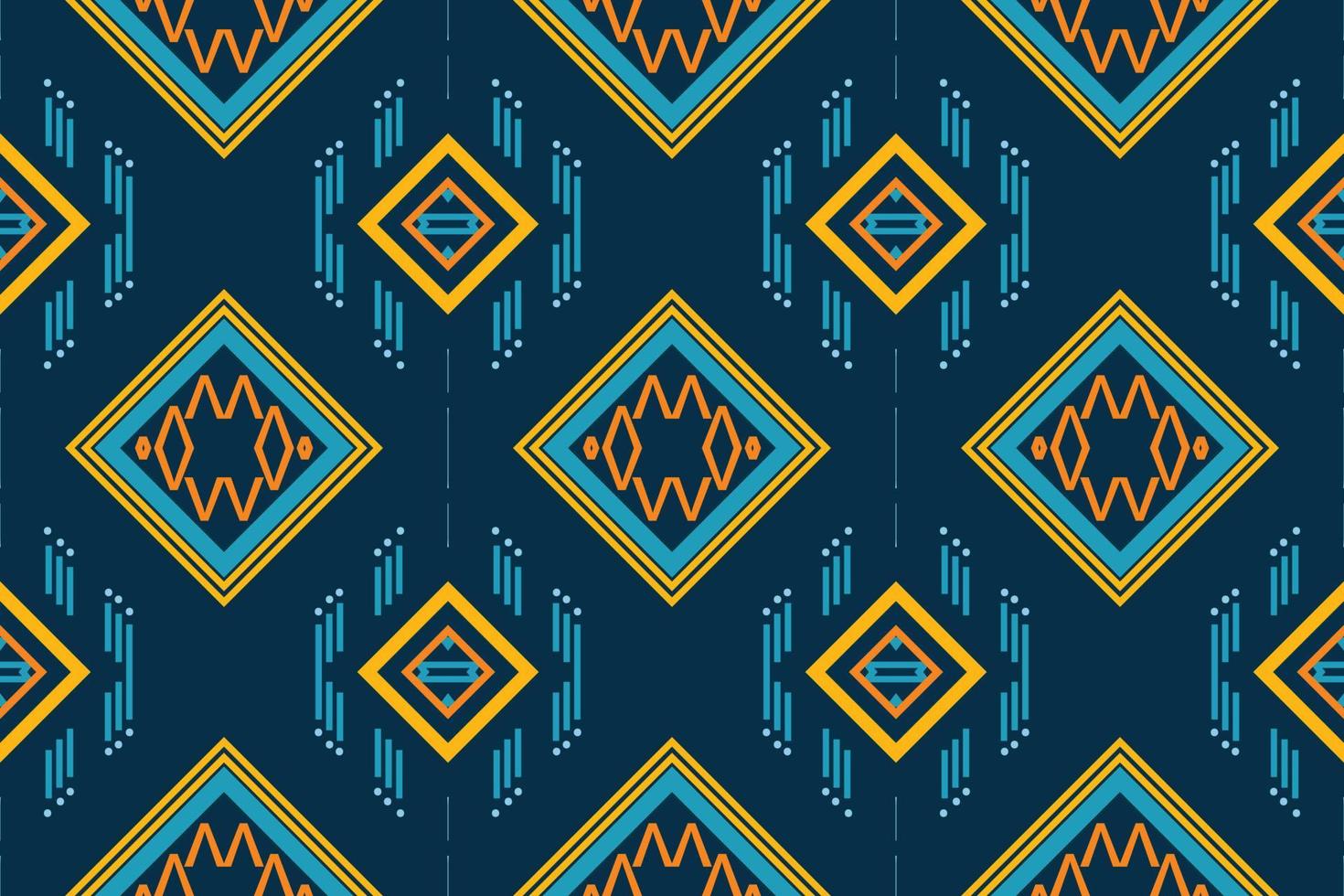 etnisk aztec ikat sömlös mönster textil- ikat damast- sömlös mönster digital vektor design för skriva ut saree kurti borneo tyg aztec borsta symboler färgrutor designer