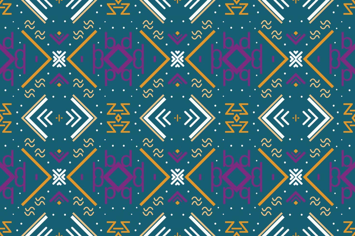 ethnisches aztekisches ikat nahtloses muster textil-ikat entwirft nahtloses muster digitales vektordesign für druck saree kurti borneo stoff aztekische bürstensymbole muster stilvoll vektor