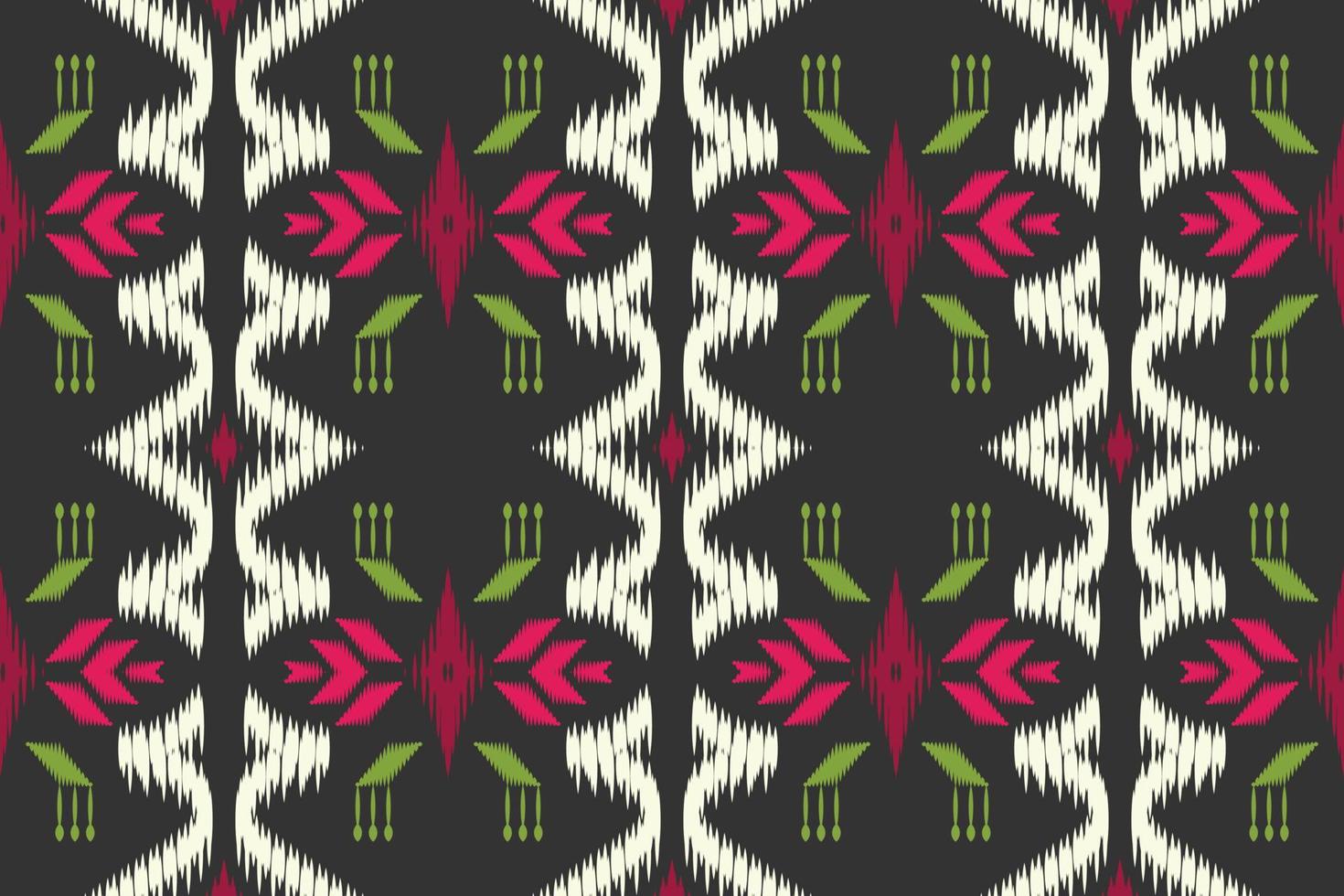 batiktextil ikat ram sömlös mönster digital vektor design för skriva ut saree kurti borneo tyg gräns borsta symboler färgrutor eleganta