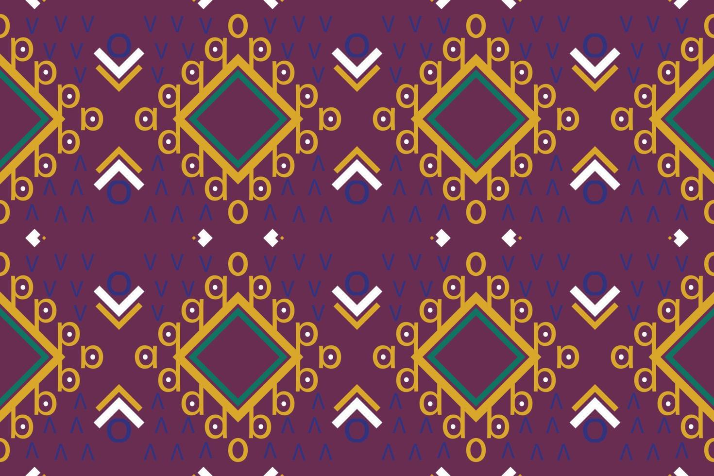 ethnisches aztekisches ikat-nahtloses muster textil-ikat-druck nahtloses muster digitales vektordesign für druck saree kurti borneo stoff aztekische bürstensymbole muster stilvoll vektor