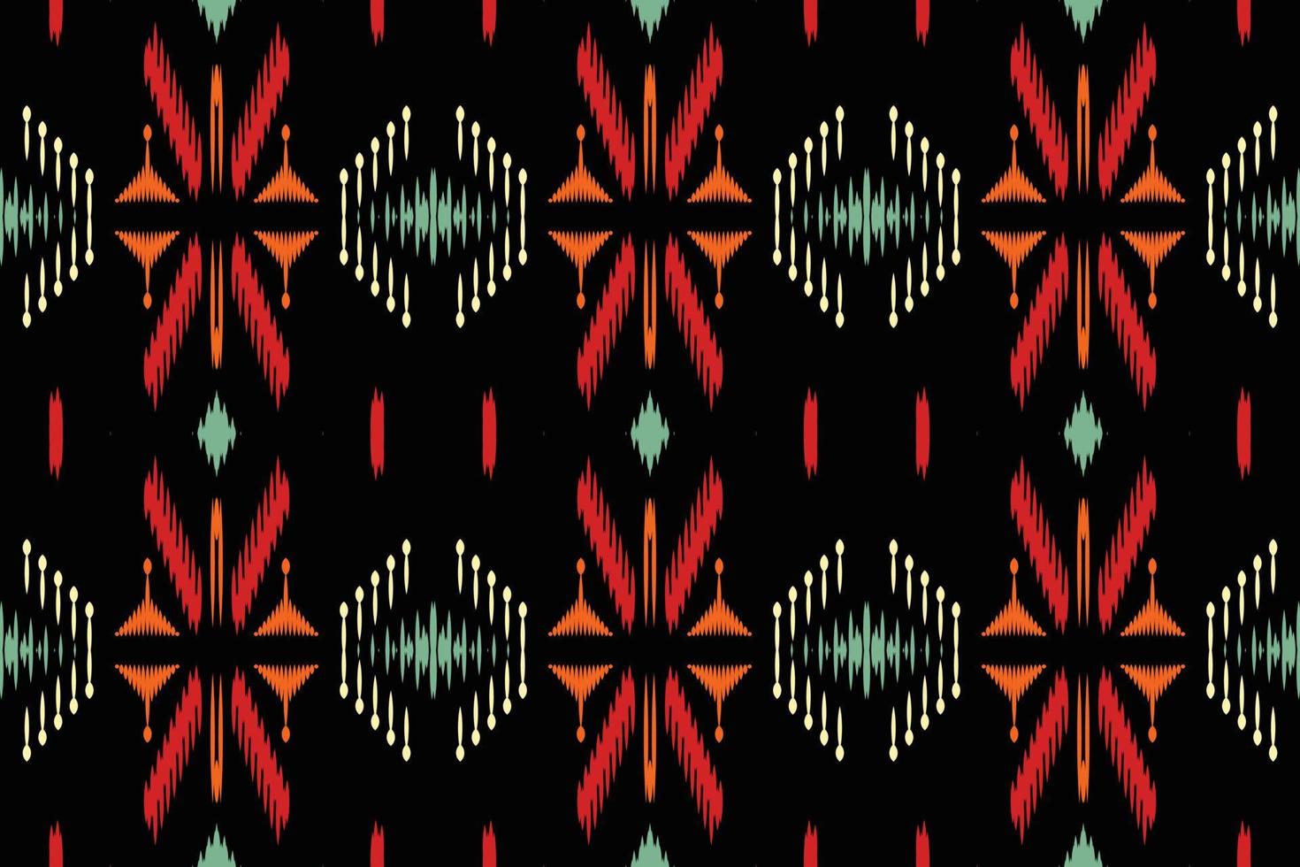 batiktextil ikat blommig sömlös mönster digital vektor design för skriva ut saree kurti borneo tyg gräns borsta symboler färgrutor fest ha på sig